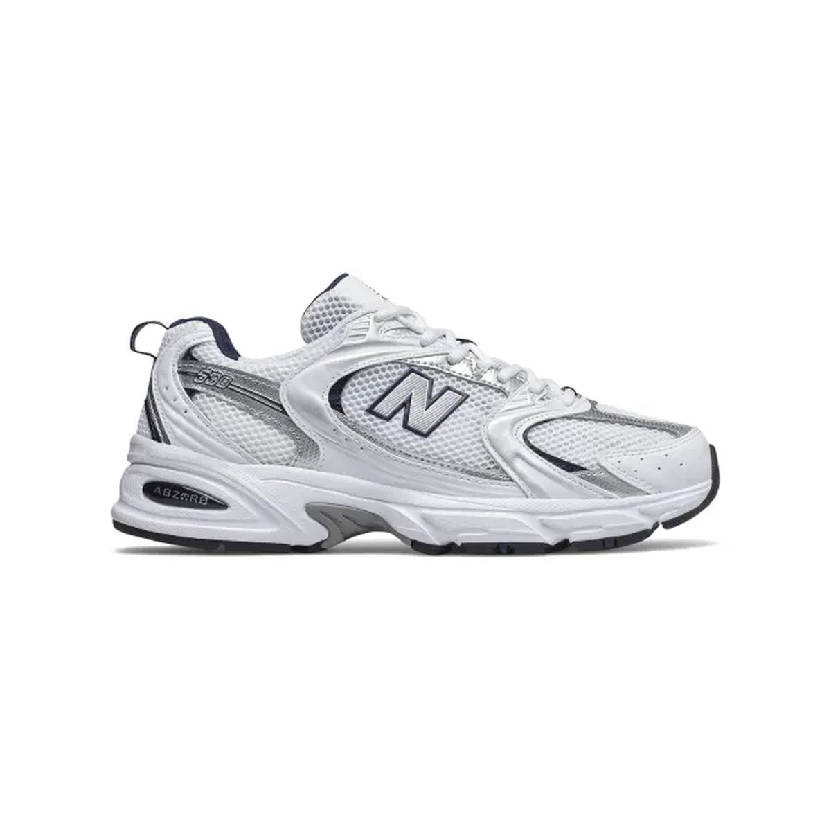 New Balance 530 – White/Silver/Natural Indigo (Unisex) - New Balance MR530SG