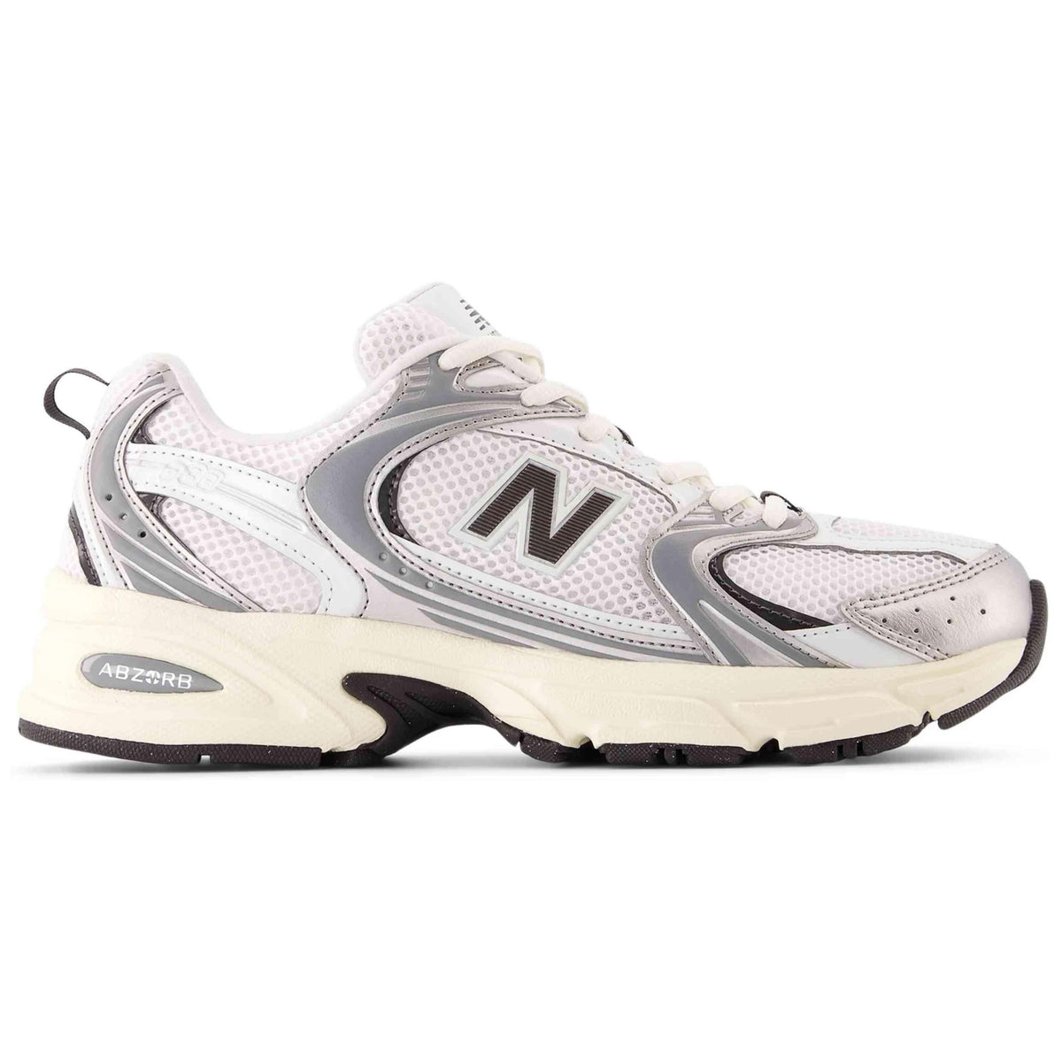 New Balance 530 – Silver Metallic/Black Cement (Unisex) - New Balance U530ESA